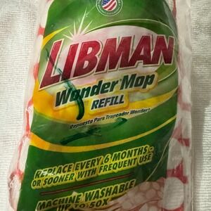 Libman Wonder 5.2 in. W x 10.6 in. L Nylon Mop Refill 1 pk